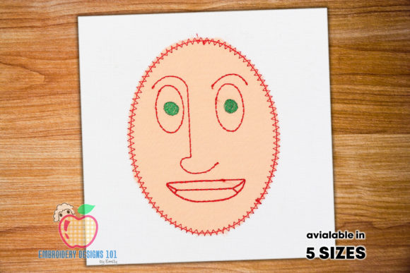A Person's Head Applique Review for Apparel Projects