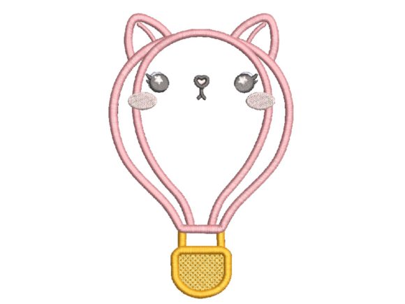 Cat Hot Air Balloon Embroidery Review
