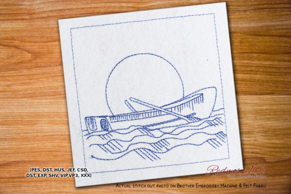 Dinghy Boat Redwork: A Seller’s Perspective