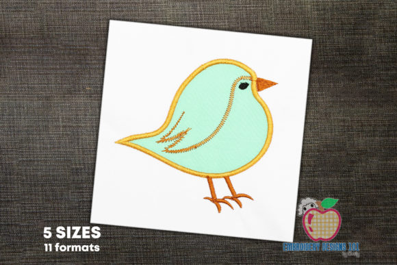 Fluffy Robin Bird Applique Review