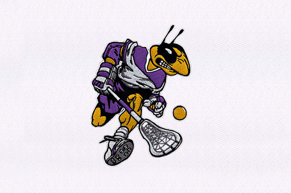Hockey Playing Bug Embroidery Review