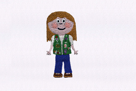 Little Scout Girl Embroidery Design Review