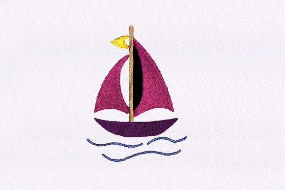 Pink Sail Boat Embroidery Review