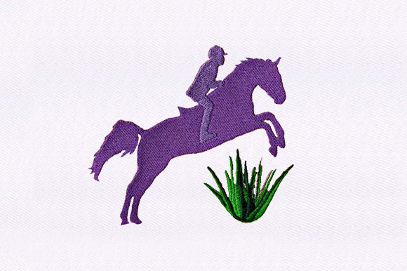 Purple Jockey Horse Embroidery Design Review