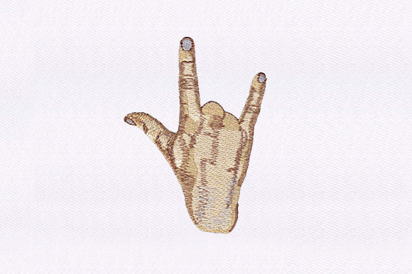 Rock on Fingers Embroidery Design Review