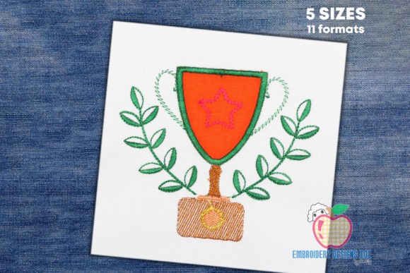 Trophy Applique Review for Merch